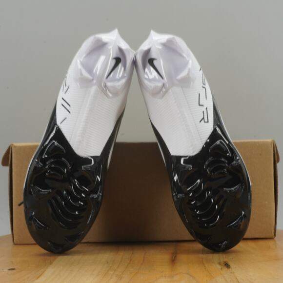 Size 4 - Nike Vapor Edge Pro 360 2 Men's Football Cleats Black White NEW - Picture 7 of 9